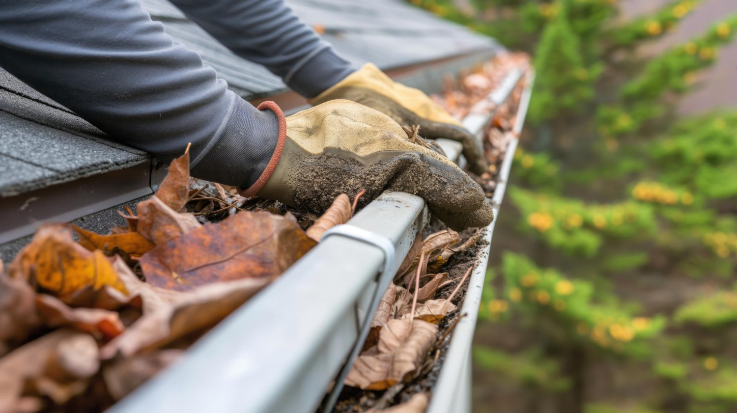 gutter cleaning and repair