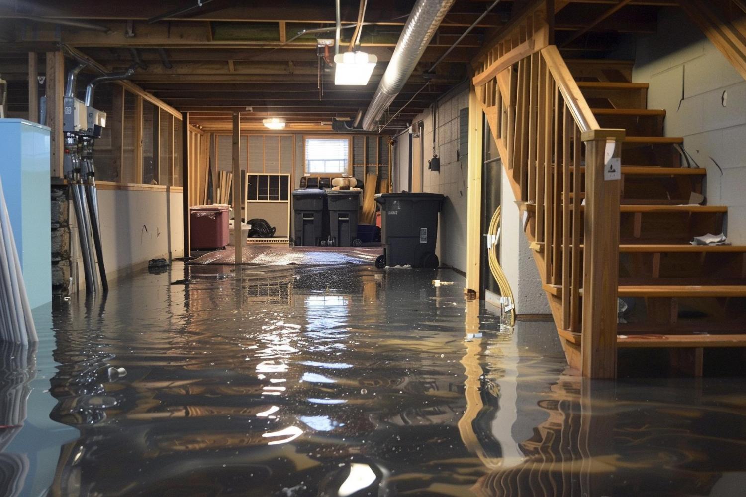 flooded basement