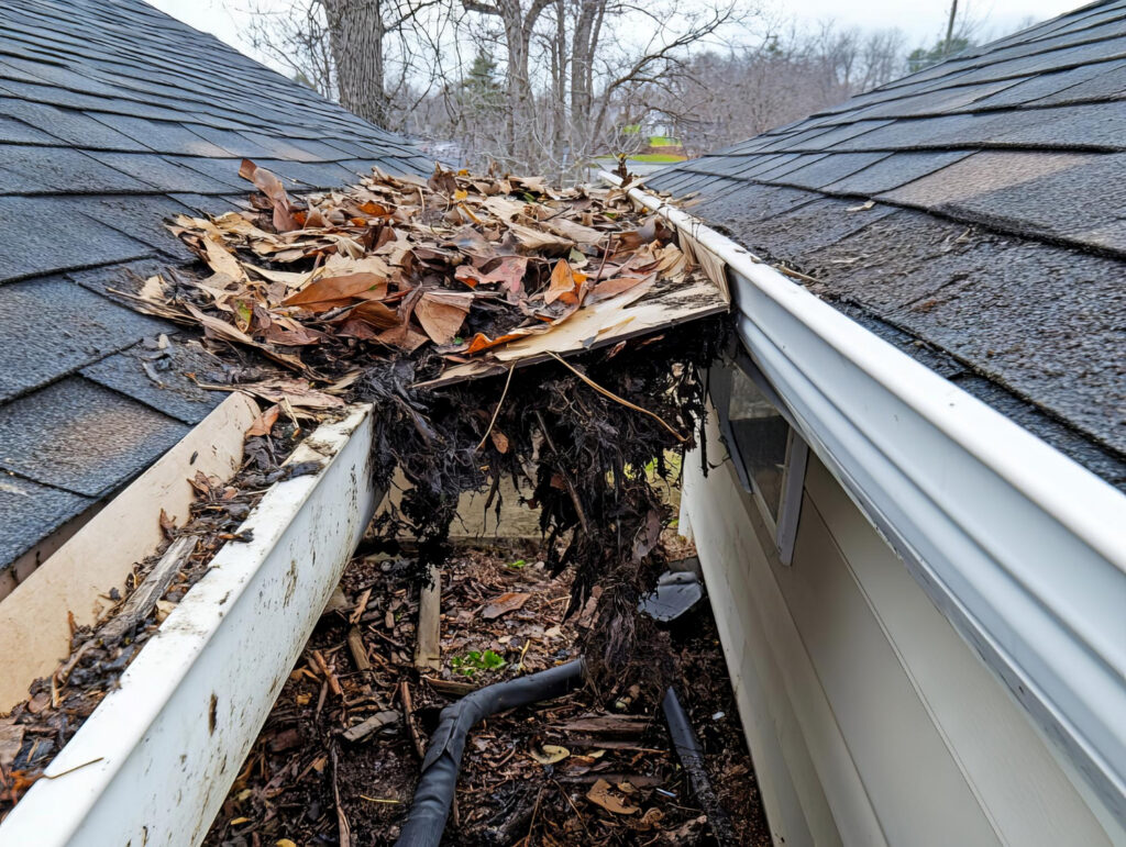 broken gutter in Vancouver