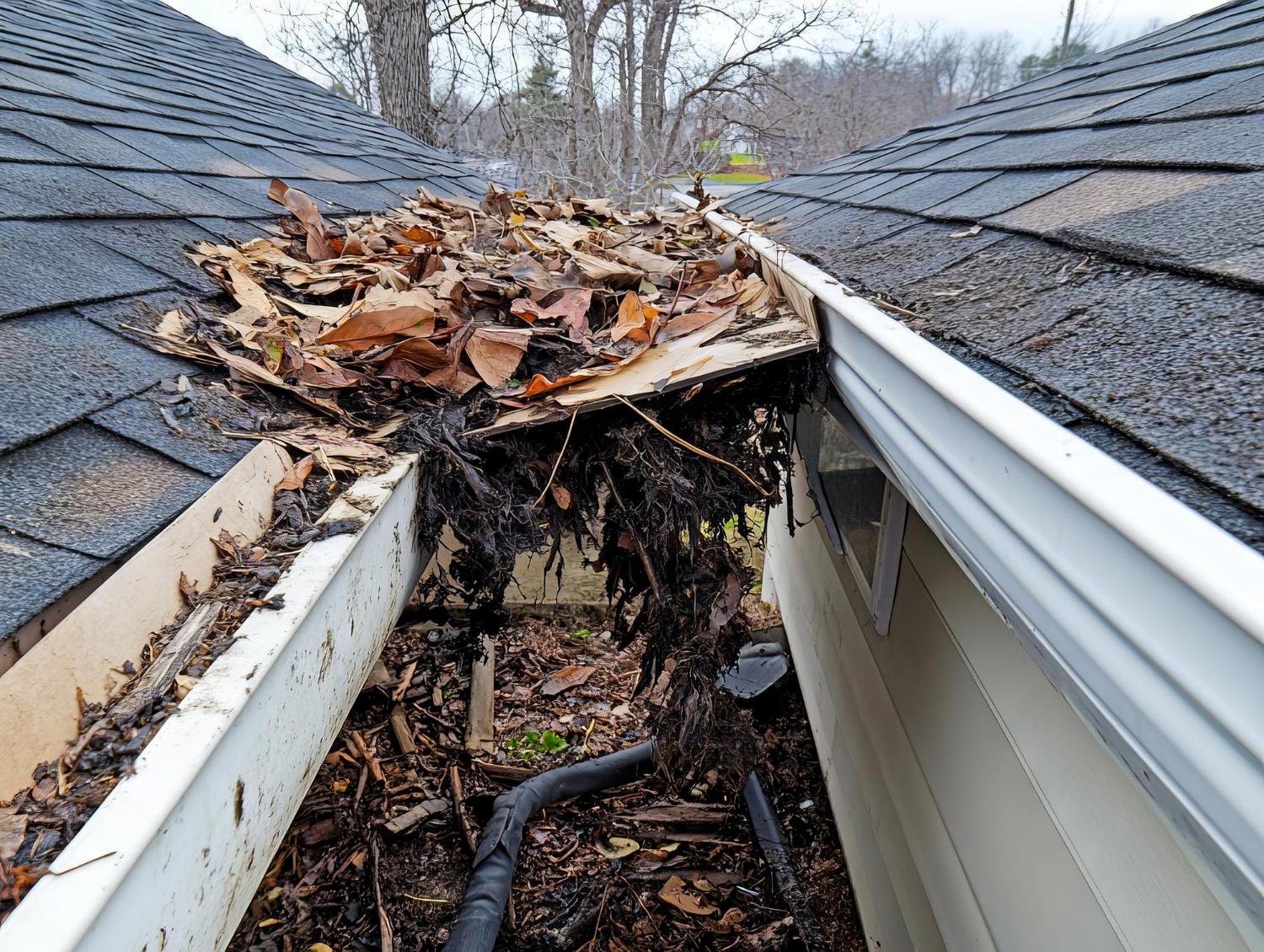 broken gutter in Vancouver